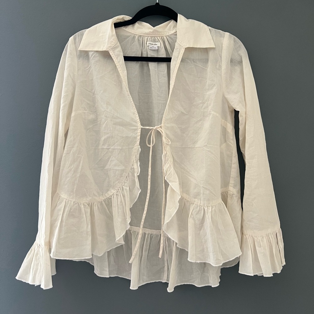 Small Kimchi Blue Flyaway Top